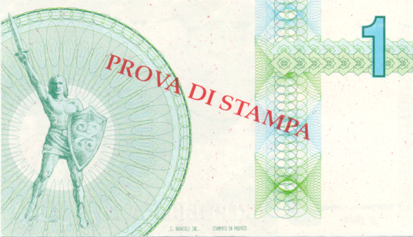 1 LEGA "Prova di Stampa", Repubblica del Nord – 1992 - immagine 2