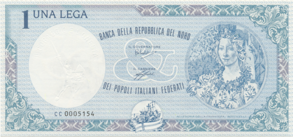 1 LEGA – BOTTICELLI, 1a emissione – 1993