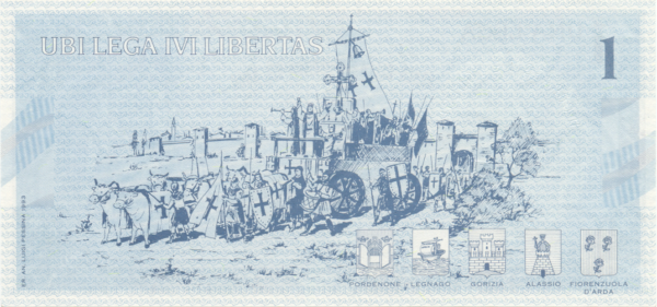 1 LEGA – BOTTICELLI, 1a emissione – 1993 - immagine 2
