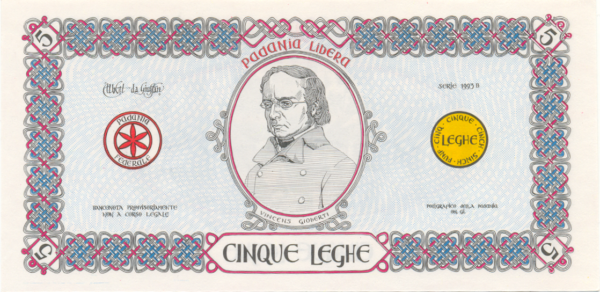 1+5 Leghe, CATTANEO-GIOBERTI, 1a Emissione – 1993