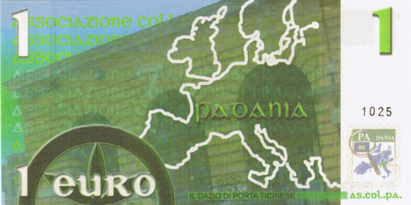 1 EURO, L'euro di carta che vogliamo - 2003 - immagine 2