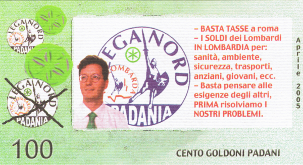 100 GOLDONI PADANI, Variante - 2005