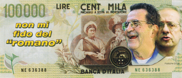 100.000 NON MI FIDO DEL ROMANO, 1a emissione - 2008