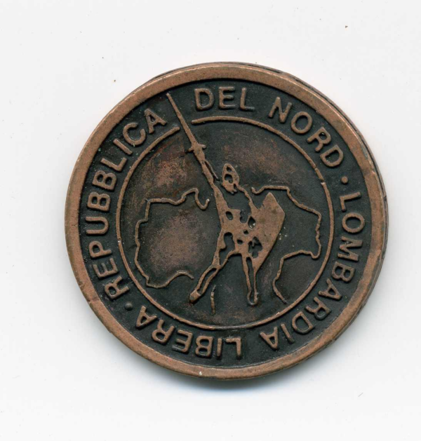 1 LEGA, Lombardia Libera [Variante 12,5g] - 1992 - immagine 2