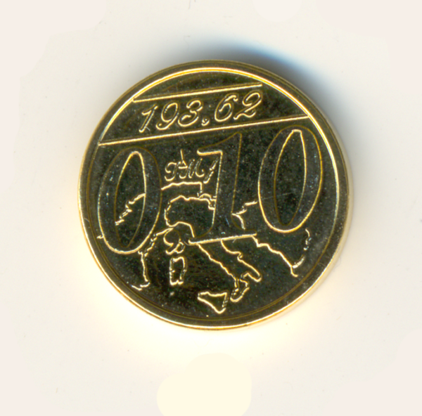 10 CENTESIMI, Europa dei Popoli - 2004