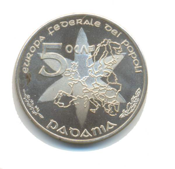 5 EURO, Volontari Verdi [Argento] - 2003 - immagine 3
