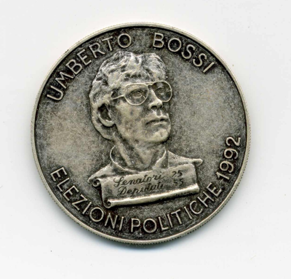 UMBERTO BOSSI, Elezioni Politiche [Alluminio] – 1992