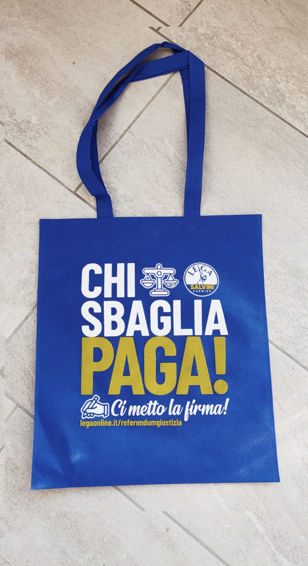 BORSA "CHI SBAGLIA PAGA!"