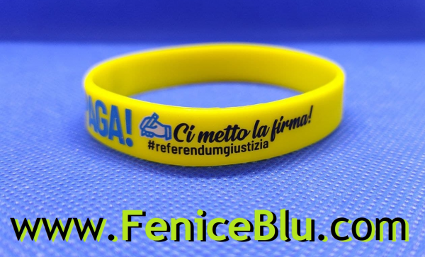 Braccialetto REFERENDUM "GIUSTIZIA GIUSTA" - immagine 3