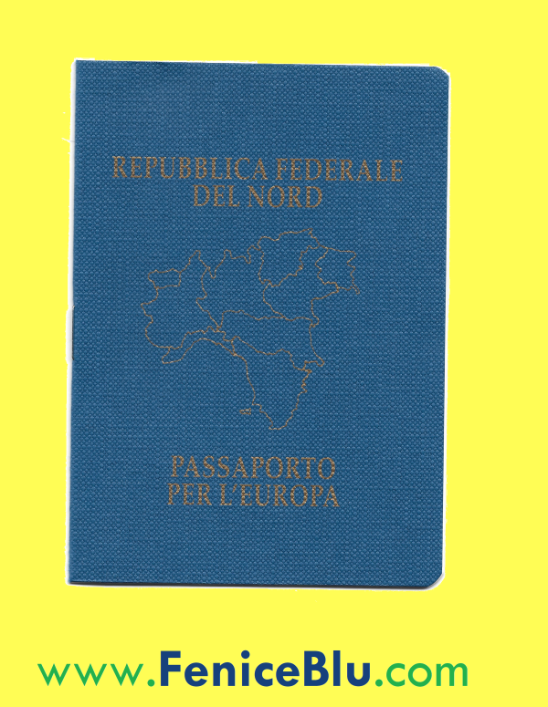 PASSAPORTO della "REPUBBLICA FEDERALE DEL NORD"