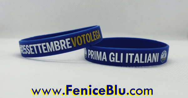 Braccialetto "VOTO LEGA, PRIMA GLI ITALIANI" - immagine 2