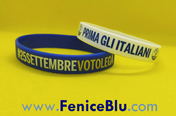 Braccialetto "VOTO LEGA, PRIMA GLI ITALIANI"