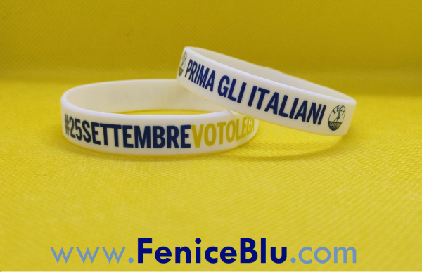 Braccialetto "VOTO LEGA, PRIMA GLI ITALIANI" - immagine 3