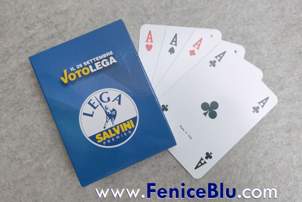 CARTE DA GIOCO, LEGA SALVINI PREMIER