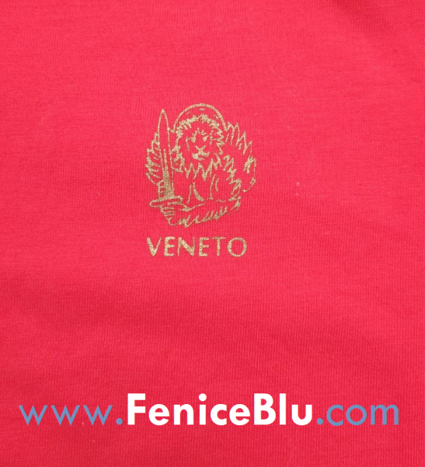 T-SHIRT rossa "VENETO"