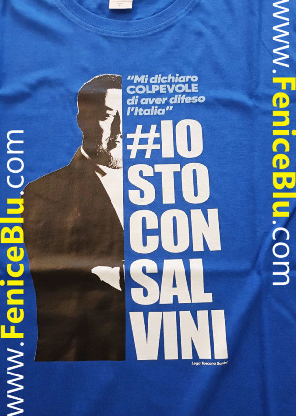 T-SHIRT "IO STO CON SALVINI" - immagine 2
