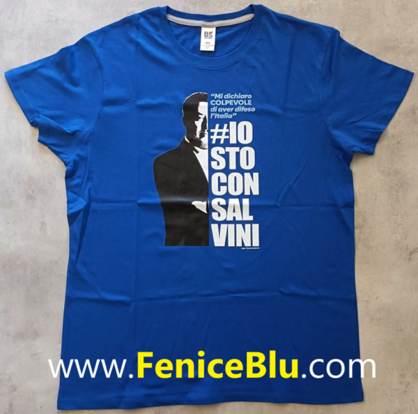 T-SHIRT "IO STO CON SALVINI" - immagine 4