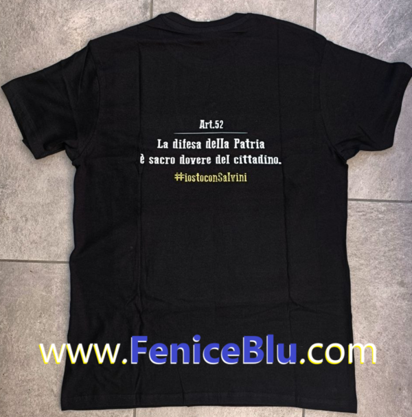 T-SHIRT "COLPEVOLE DI AVER DIFESO L'ITALIA" - immagine 2