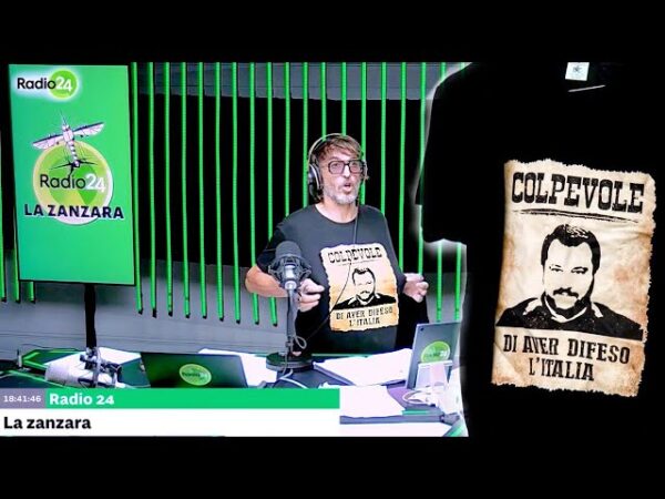 T-SHIRT "COLPEVOLE DI AVER DIFESO L'ITALIA" - immagine 3