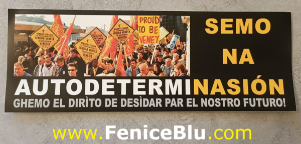 Adesivo "AUTODETERMINASION, SEMO NA NASION"